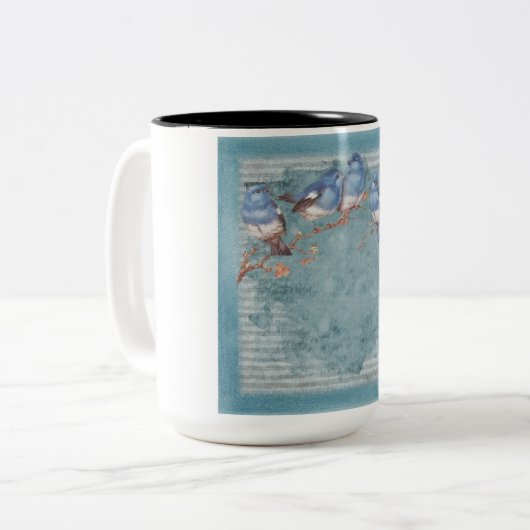 Birds coffee mok (Voorkant links)