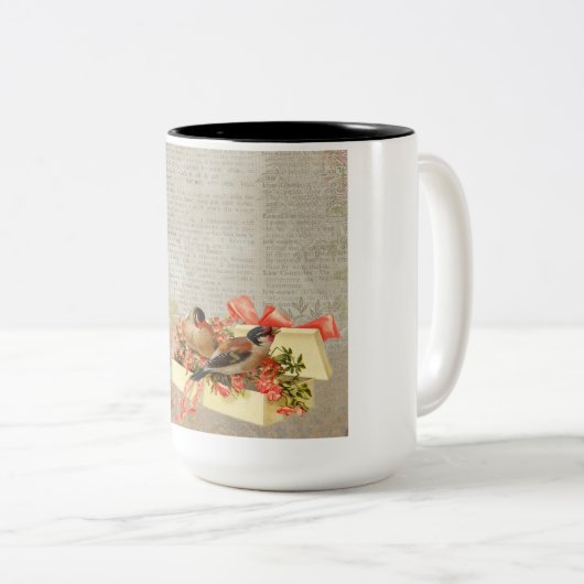 Birds coffee mok (Voorkant rechts)