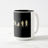 Birds coffee mok (Voorkant rechts)