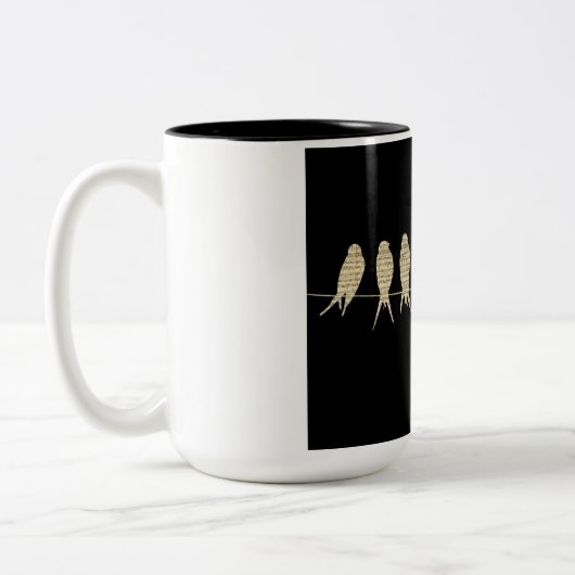 Birds coffee mok (Links)