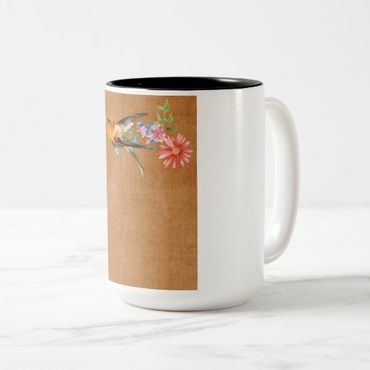 Birds coffee mok (Voorkant rechts)