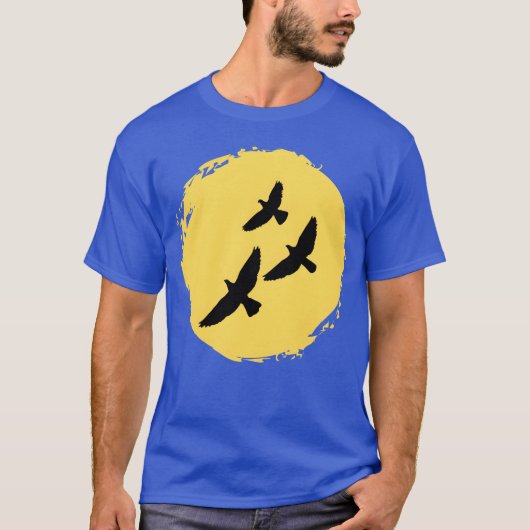 Birds design  t-shirt (Voorkant)