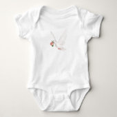 Birds,dove,flowers,peace,love,new beginning. romper (Voorkant)