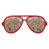 Bird's Eye Chili Peppers Aviator Zonnebril (Voorkant)