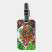 Bird's Eye Chili Peppers Bagagelabel (Voorkant verticaal)