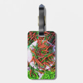 Bird's Eye Chili Peppers Bagagelabel (Achterkant verticaal)