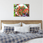 Bird's Eye Chili Peppers Canvas Afdruk (Insitu (Slaapkamer))