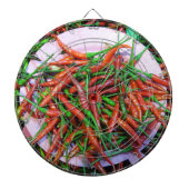 Bird's Eye Chili Peppers Dartbord (Voorkant)