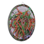 Bird's Eye Chili Peppers Dartbord (Voorkant Links)