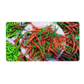 Bird's Eye Chili Peppers Etiket (Voorkant)