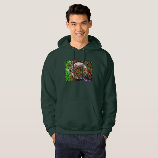 Bird's Eye Chili Peppers Hoodie (Voorkant volledig)