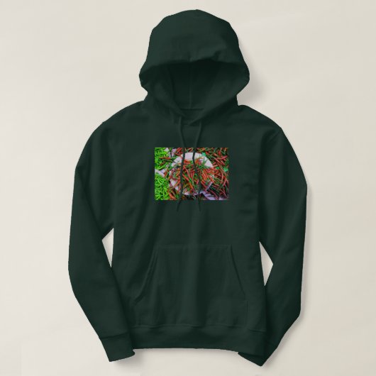 Bird's Eye Chili Peppers Hoodie (Design voorkant)