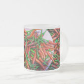 Bird's Eye Chili Peppers Matglas Koffiemok (Voorkant rechts)