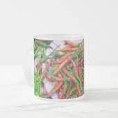 Bird's Eye Chili Peppers Matglas Koffiemok (Voorkant links)