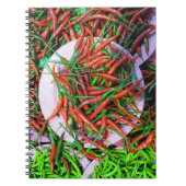 Bird's Eye Chili Peppers Notitieboek (Voorkant)