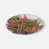 Bird's Eye Chili Peppers Papieren Bordje (Gekanteld)