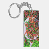 Bird's Eye Chili Peppers Sleutelhanger (Voorkant Links)