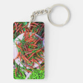 Bird's Eye Chili Peppers Sleutelhanger (achterkant)