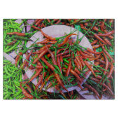 Bird's Eye Chili Peppers Snijplank (Voorkant)