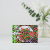 Bird's Eye Chili Peppers Visitekaartje (Staand voorkant)