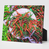 Bird's Eye Chilipepers Fotoplaat (Zijkant)