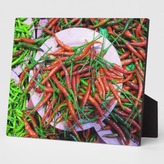 Bird's Eye Chilipepers Fotoplaat (Zijkant)