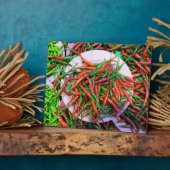 Bird's Eye Chilipepers Fotoplaat (Zijkant)