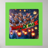 Bird's Eye Christmas Poster (Voorkant)