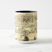 Birds Eye Uitzicht Carpentersville Illinois 1871 L Mok (Midden)