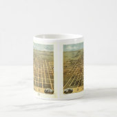 Bird's Eye Uitzicht of Champaign Illinois (1869) Koffiemok (Center)