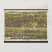 Bird's Eye Uitzicht of Los Angeles California in 1 Briefkaart (Voorkant)