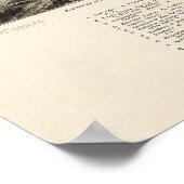 Bird's Eye Uitzicht of Patchogue, New York (c1905) Poster (Hoek)