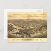 Bird's Eye Uitzicht of Victoria, British Columbia, Briefkaart (Voorkant / Achterkant)