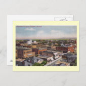 Bird's Eye Uitzicht, Tucson, Arizona 1912 Briefkaart (Voorkant / Achterkant)