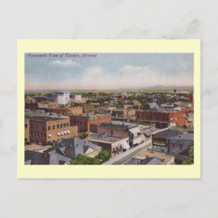 Bird's Eye Uitzicht, Tucson, Arizona 1912 Briefkaart