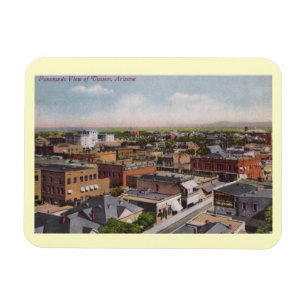 Bird's Eye Uitzicht, Tucson, Arizona 1912 Magneet