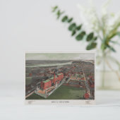 Birds Eye Uitzicht van Boston Briefkaart (Staand voorkant)