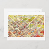 Bird's Eye Uitzicht van El Paso, Texas,  Briefkaart (Voorkant / Achterkant)