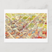 Bird's Eye Uitzicht van El Paso, Texas,  Briefkaart (Voorkant)