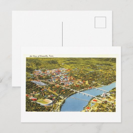 Bird's Eye Uitzicht van Knoxville, Tennessee,  Briefkaart (Voorkant / Achterkant)