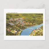 Bird's Eye Uitzicht van Knoxville, Tennessee,  Briefkaart (Voorkant)