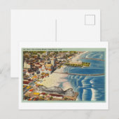 Bird's Eye Uitzicht van Long Beach, Californië, Briefkaart (Voorkant / Achterkant)