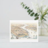 Bird's-Eye Uitzicht van New York Briefkaart (Staand voorkant)