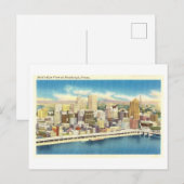 Bird's Eye Uitzicht van Pittsburgh, Penn. Briefkaart (Voorkant / Achterkant)