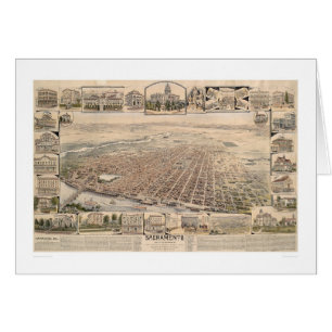 Bird's eye uitzicht van Sacramento, Calif. (1293)