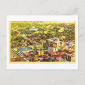 Bird's Eye Uitzicht van Salt Lake City, Utah,  Briefkaart (Voorkant)