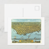  Bird's-Eye Uitzicht van Sandusky, Ohio Briefkaart (Voorkant / Achterkant)