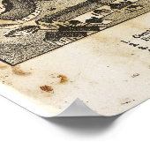 Bird's Eye View Map of Eagle Pass Texas in 1887 Poster (Hoek)