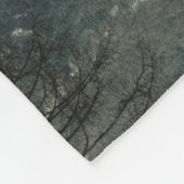 BIRD'S EYE VIEW OF MOUNTAIN PEAKS UNDER BLUE SKY FLEECE DEKEN (Hoek)