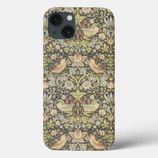 Birds Floral Pattern van William Morris Ipad iPhone 13 Hoesje